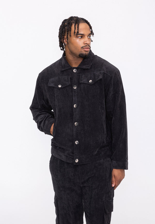 Veste Velours Côtelé - Noir