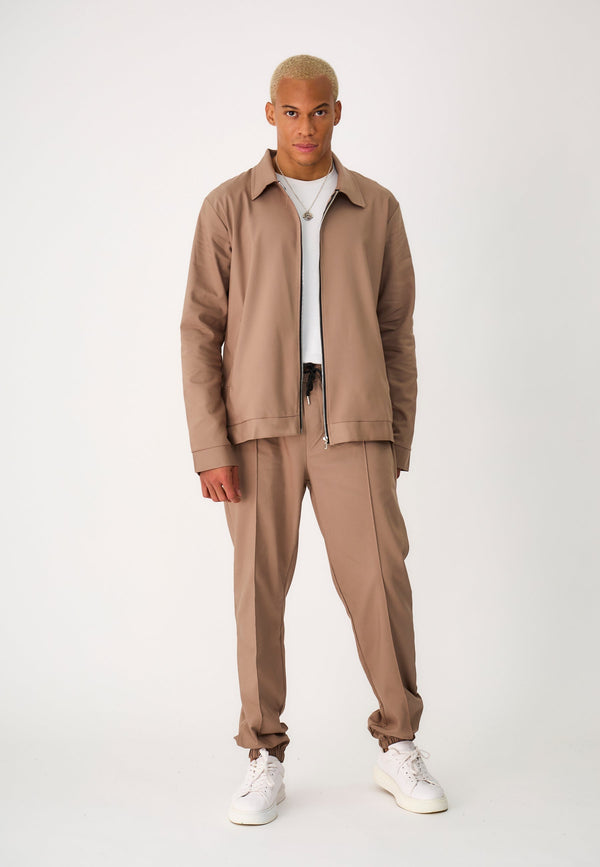 Ensemble Veste et Pantalon Léger - Taupe
