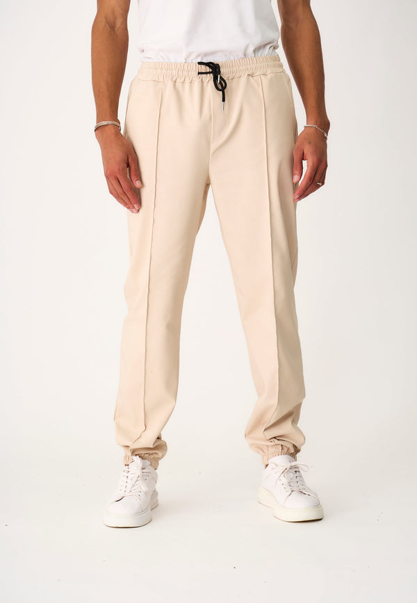 Pantalon Jogging Uni - Beige