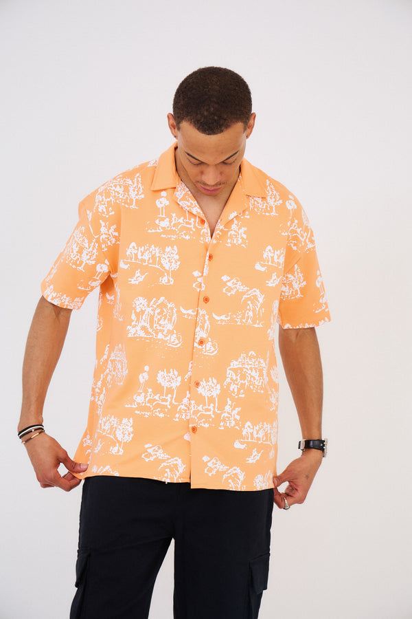 Chemise Oversized Imprimé "FORREST"