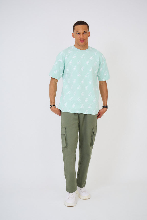 T-shirt Oversized Imprimé "AR"