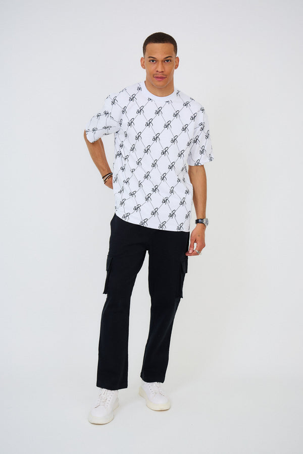 T-shirt Oversized Imprimé "AR"