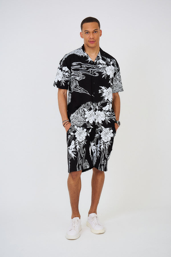 Ensemble Chemise & Short Imprimés "FLOWER"