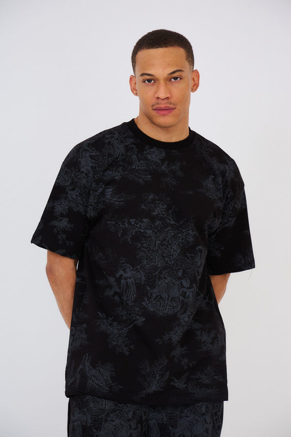 T-shirt Oversized Imprimé "TOILE DE JOUY"