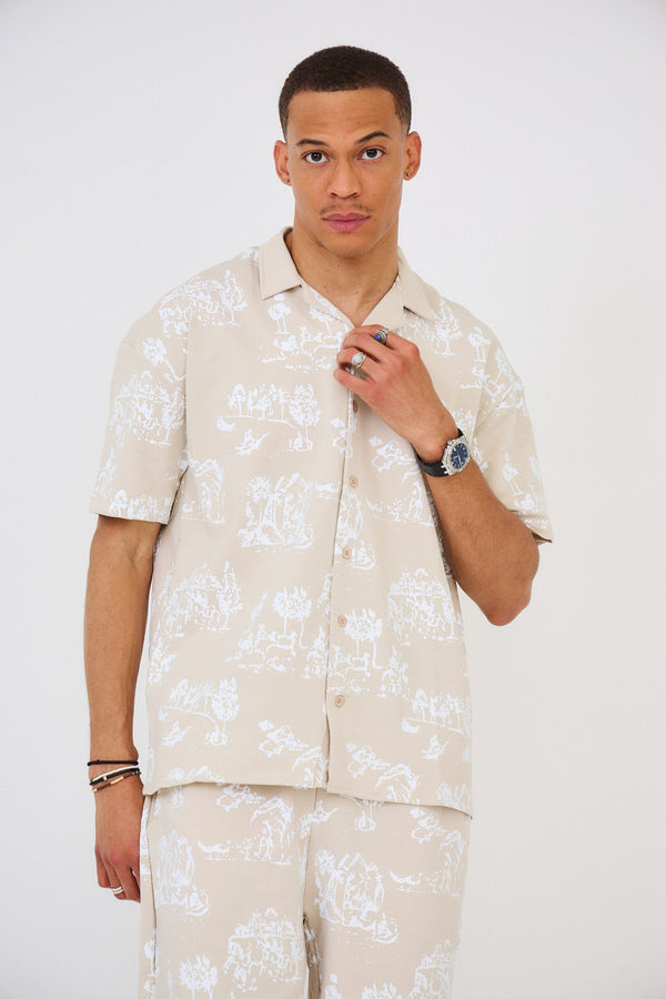 Chemise Oversized Imprimé "FORREST"