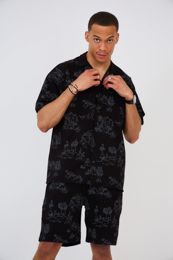 Chemise Oversized Imprimé "FORREST"