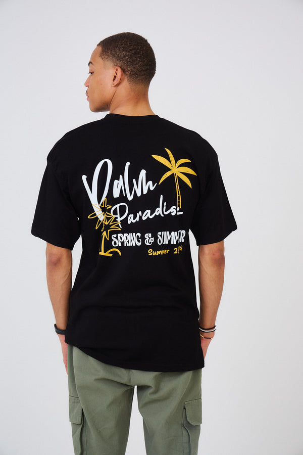 T-shirt Oversized Imprimé "PALM PARADISE"