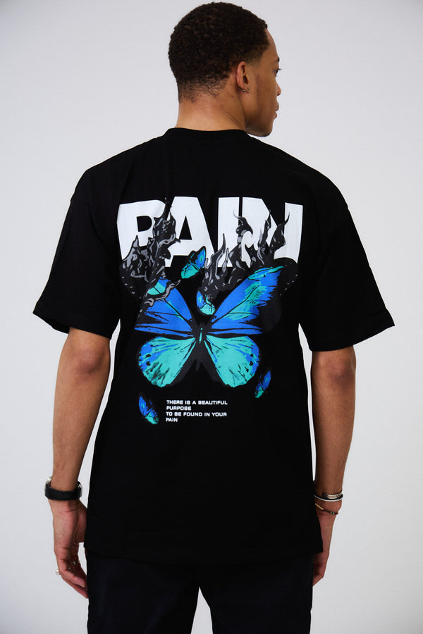 T-shirt Oversized Imprimé "PAIN"