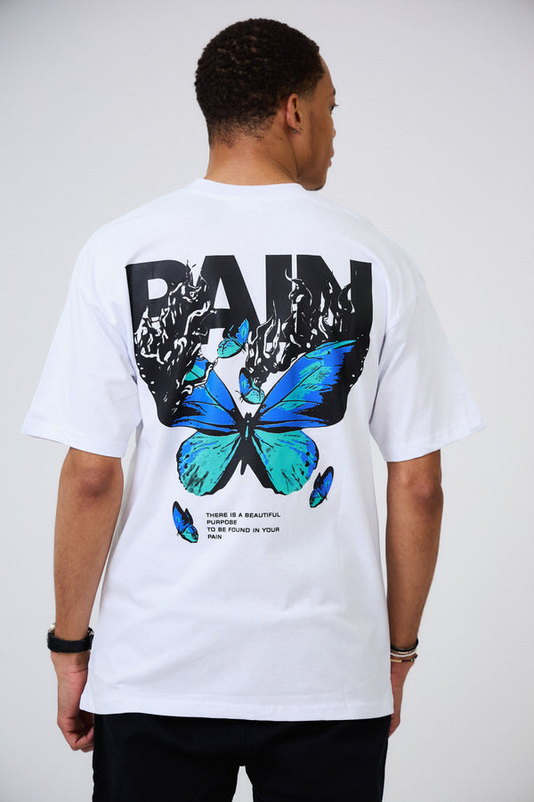T-shirt Oversized Imprimé "PAIN"