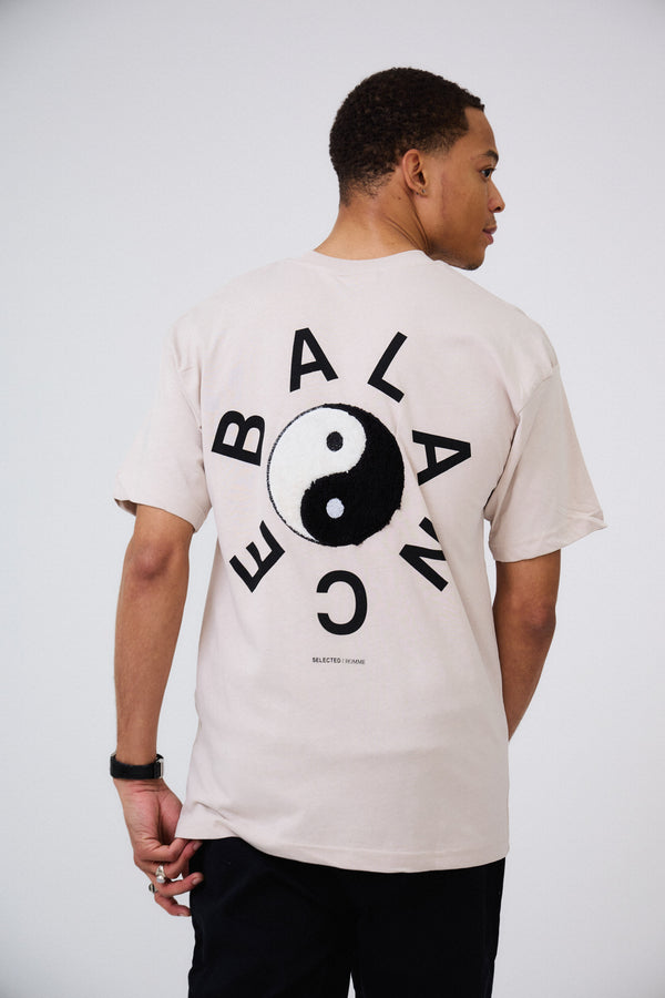 T-shirt Oversized Imprimé "YING-YANG"