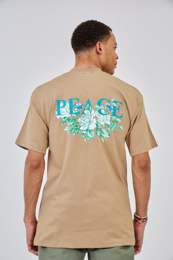 T-shirt Oversized Imprimé "PEACE"
