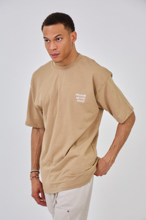 T-shirt Oversized Brodé "PANAME"