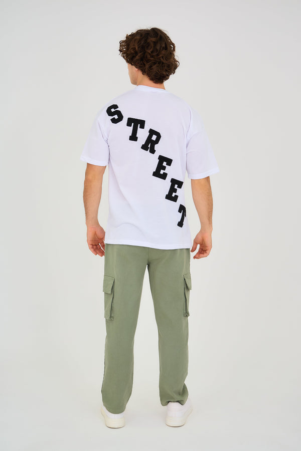 T-shirt Oversized Brodé "STREET"