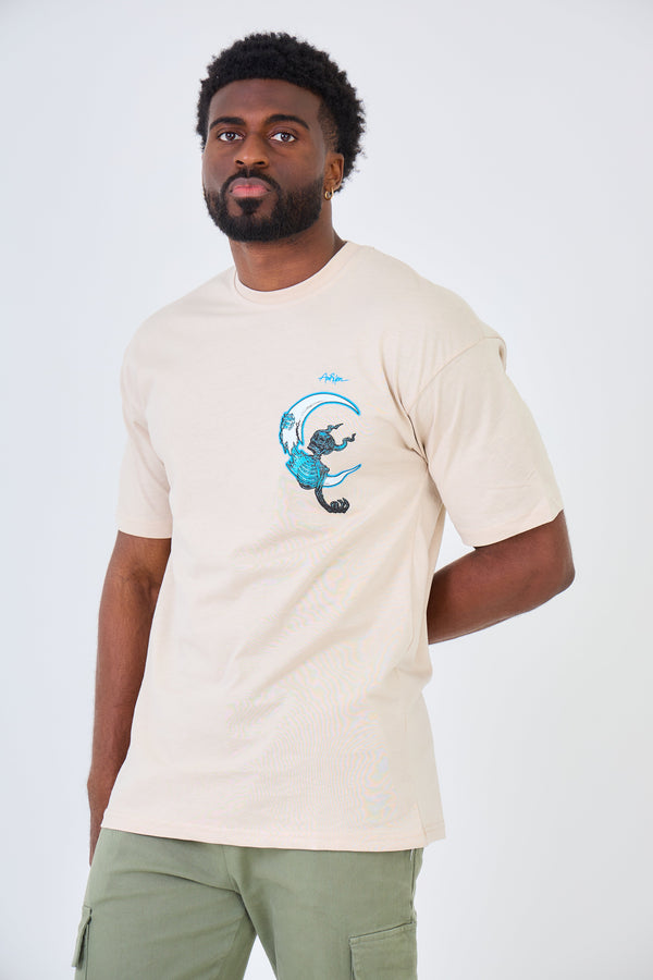 T-shirt Oversized Imprimé "SKULL"