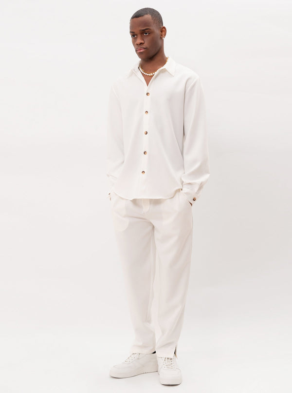 Chemise Uni Décontracté