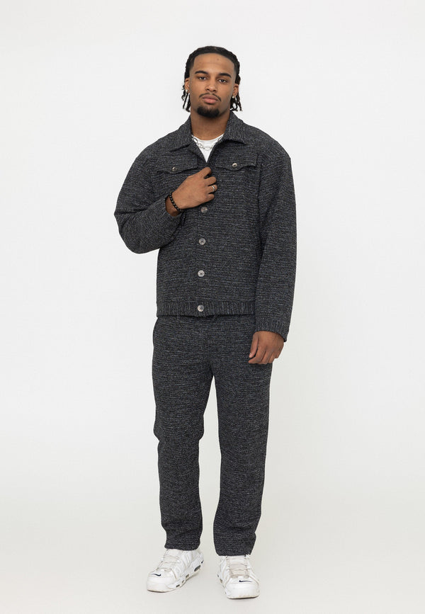 Set Veste Pantalon - Noir Chiné