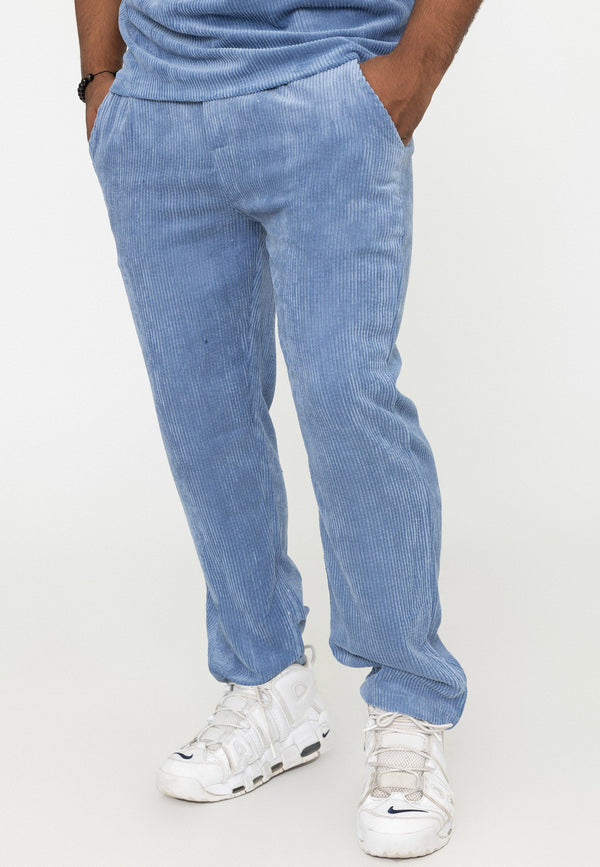 Pantalon Velours Côtelé - Bleu