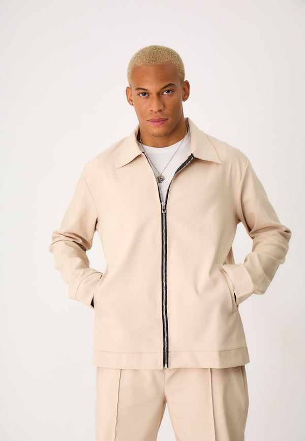 Veste Légère Uni - Beige